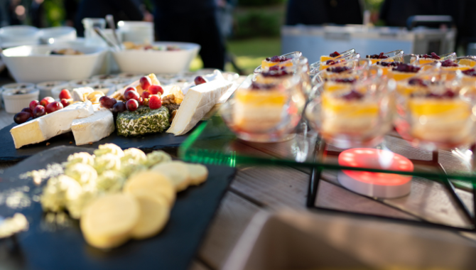 Buffet im Eventgarten