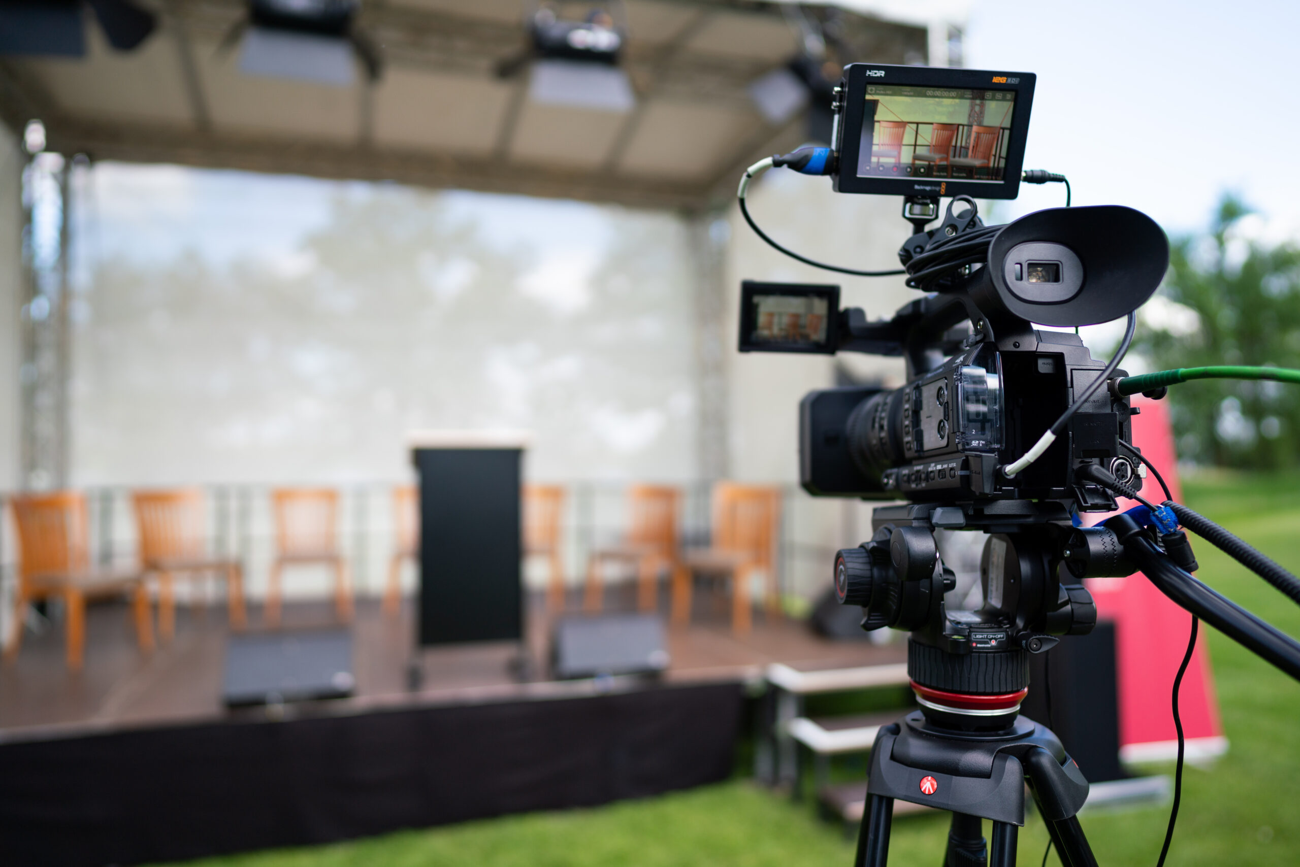 hybrides Tagen im Eventgarten im Kongresshotel Potsdam