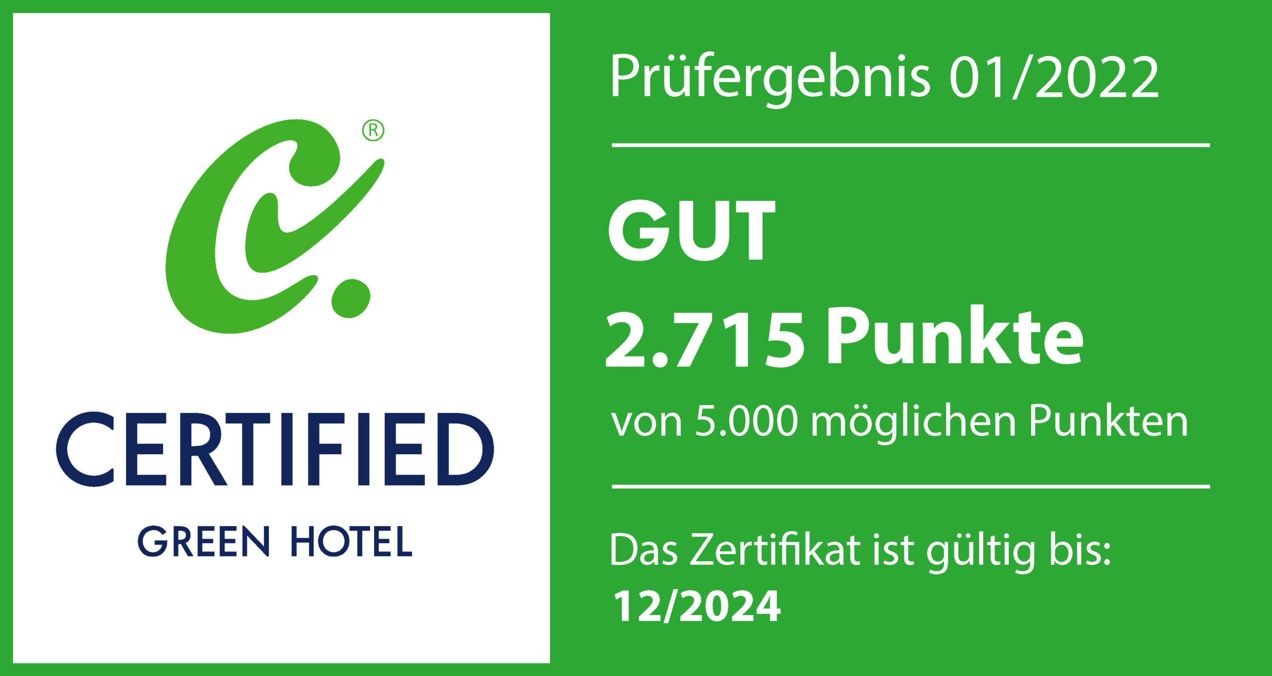 Kongresshotel Potsdam. Certified. Green Business.