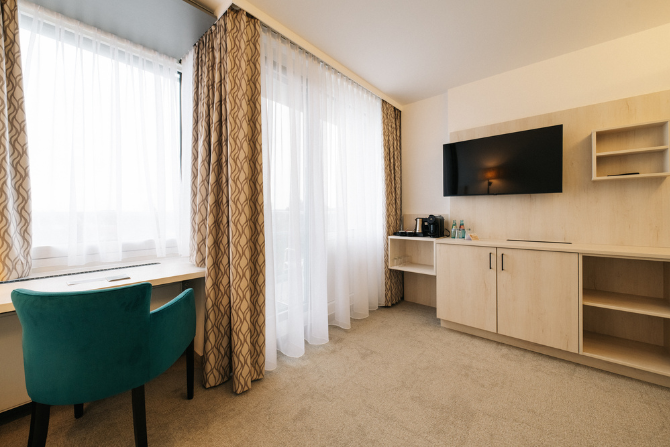 Großzügige Räume in den Studios des Kongresshotels Potsdam.