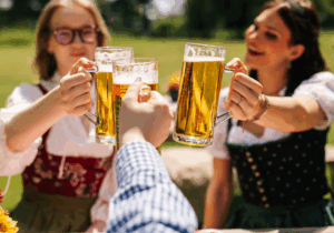 Wiesn-Gaudi im Gipfel Stüberl