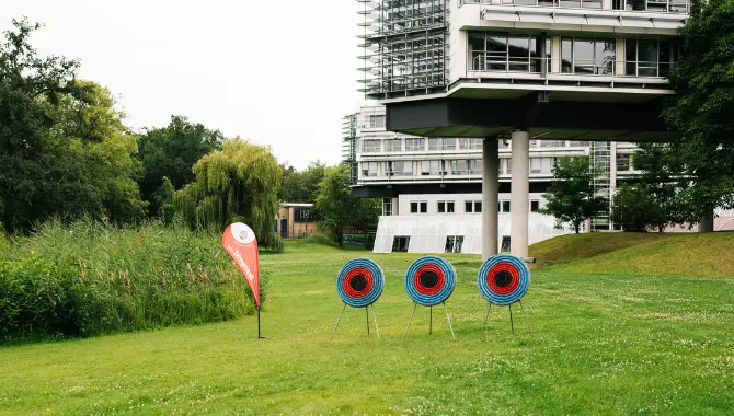 Bogenschießen im Eventgarten